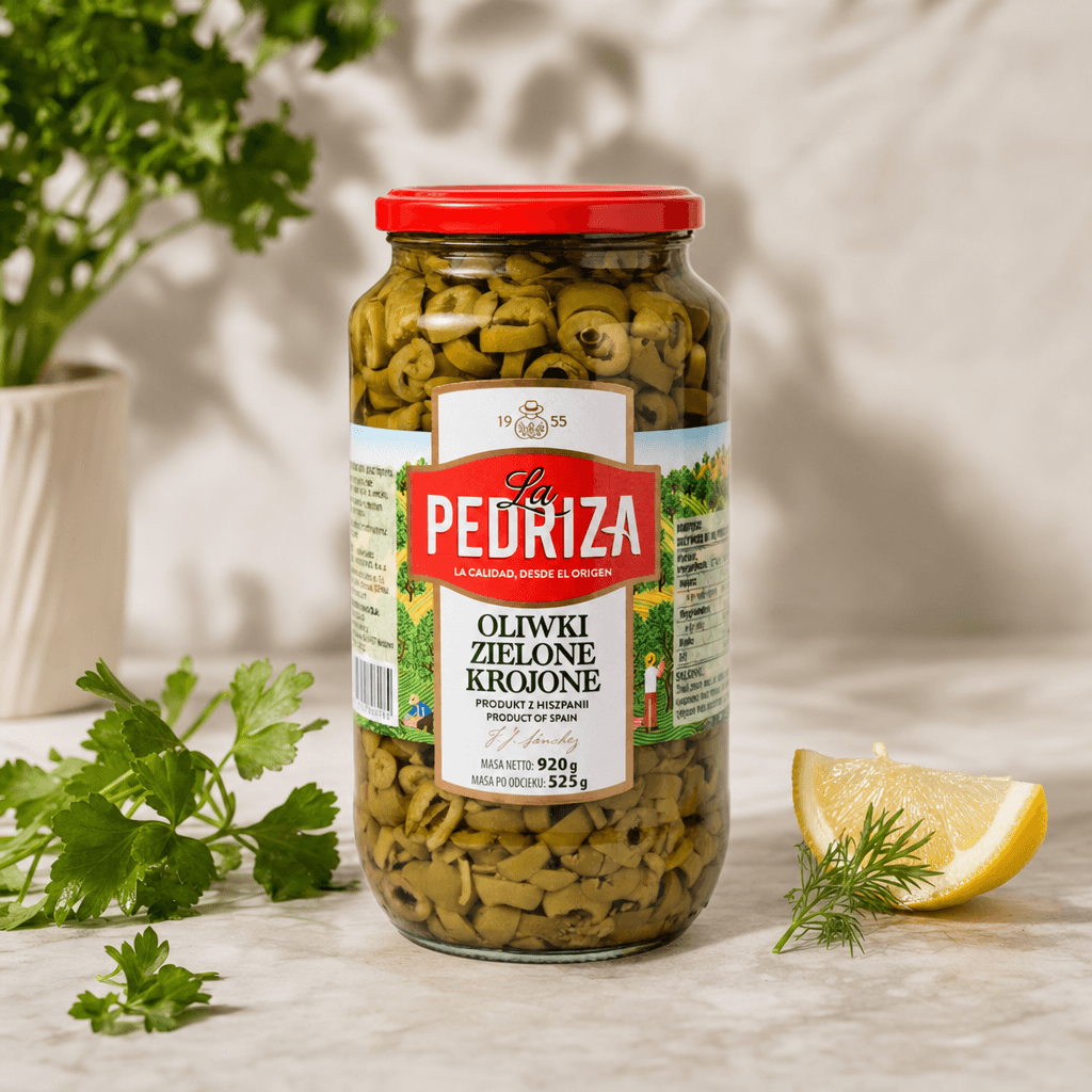 Oliwki zielone krojone 920 g